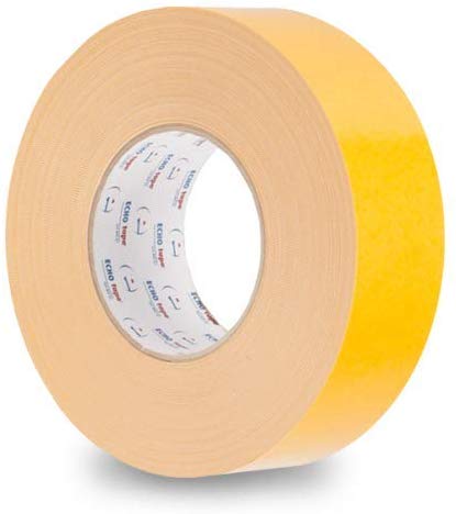 Double Sided Coated High Tack PVC Tape Adhesive 9.5Mil 1inch x 200ft (1 ROLL)