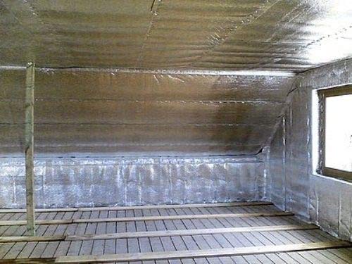 600sqft 4ft x 150ft Reflective Foil Foam Insulation Heat Shield Thermal Insulation Shield Vapor Barrier 1/4 inch Thick