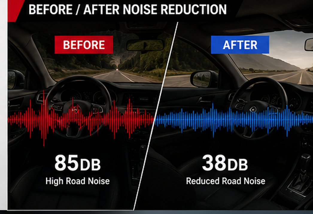 heat and noise insulation for vehicles