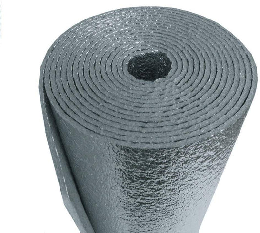 4.000sqft  (2ft x 2.000ft) Reflective Foil Foam Insulation Heat Shield Thermal Insulation Shield Vapor Barrier 1/4 inch Thick