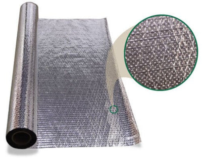 4ftx4ft Diamond Perforated Samples  Radiant Barrier