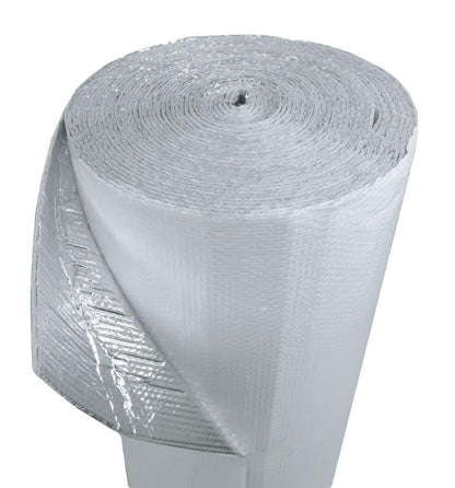 (266.66sqft) Double Bubble Foil White  (16inch x 200ft)  Reflective Foil/White Insulation Thermal Barrier R8