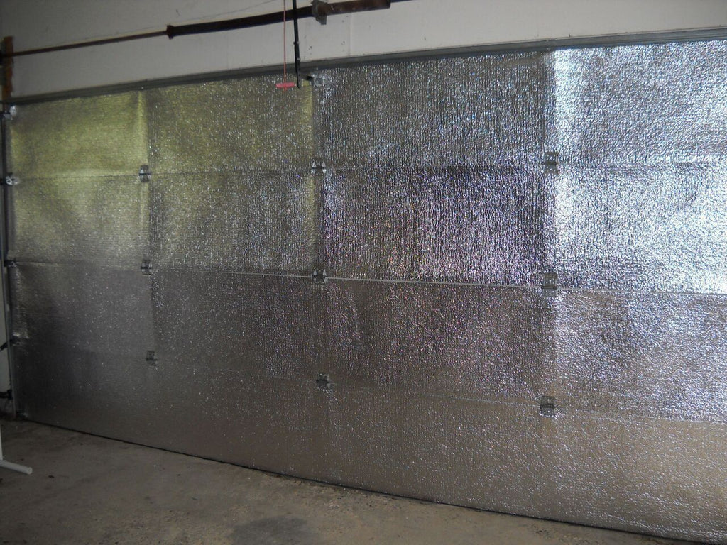 10'L X 10'H Kit (5 Panels)  NASA Tech Reflective 1 Car Foil Foam Core Garage Door Insulation Kit (5 Panels)